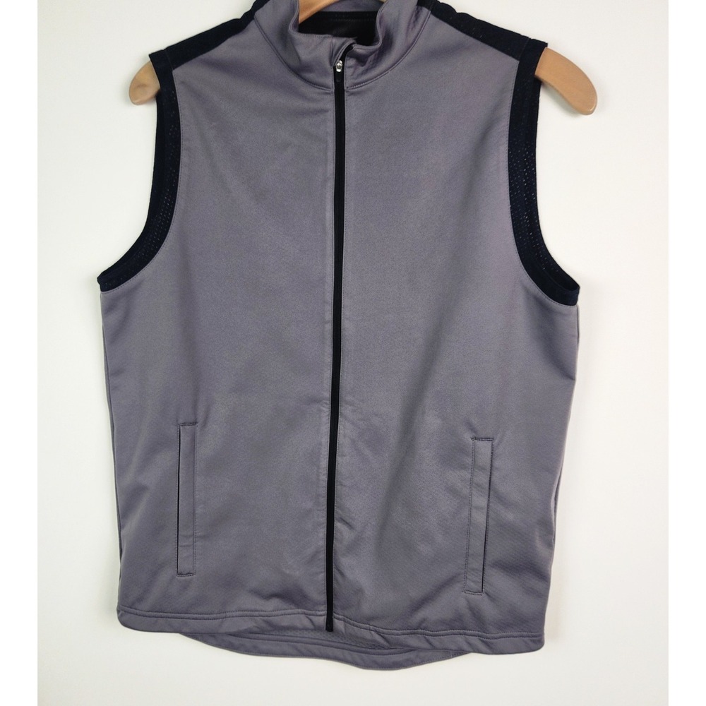 Slazenger Men's Full‎ Zipper Polyester 2 Tone Golf Vest Size M